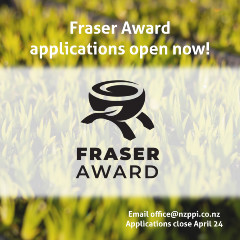 Fraser Award 2024 - Applications close 24 April